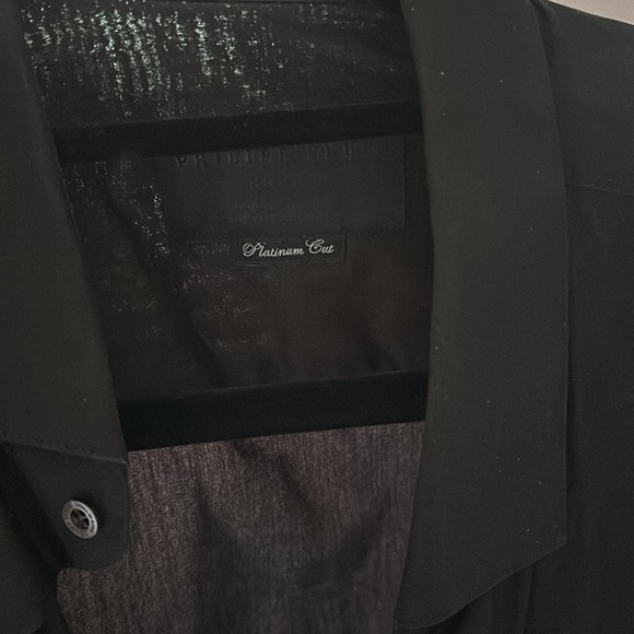 Phillip Plein black button down shirt with tags attached and silver label - Picture 3 of 3